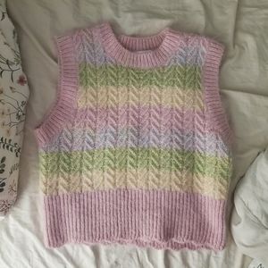 Cute pastel sweater vest